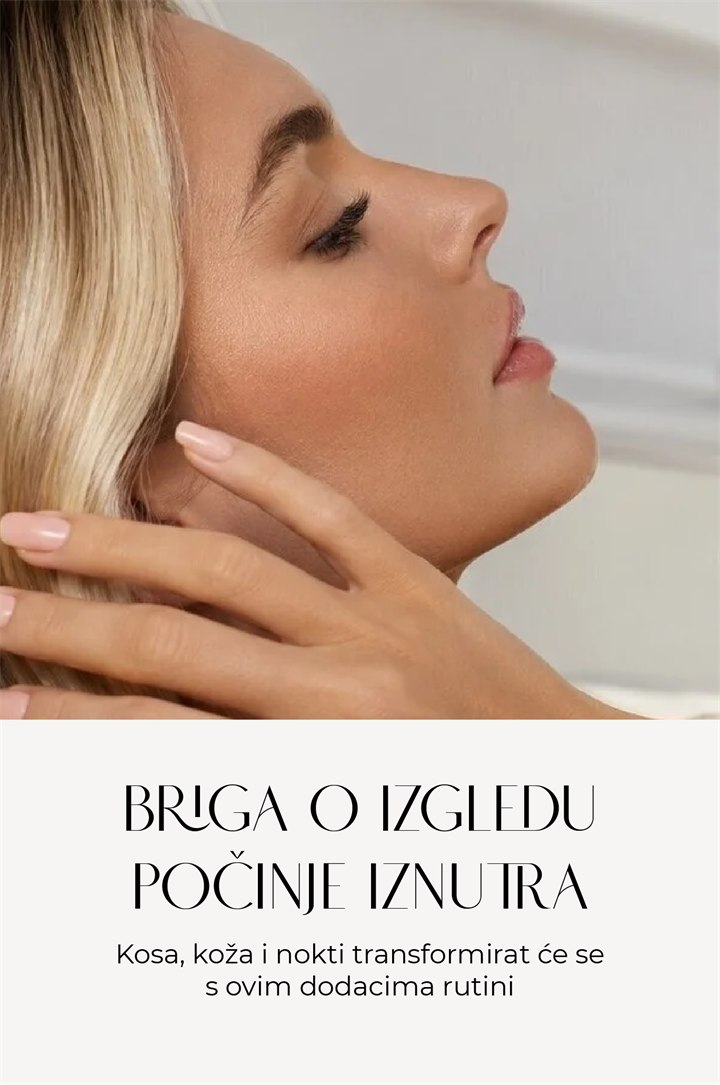 Briga o izgledu zapocinje iznutra kosa koza i nokti ce se transformirati s ovim dodatkom rutini